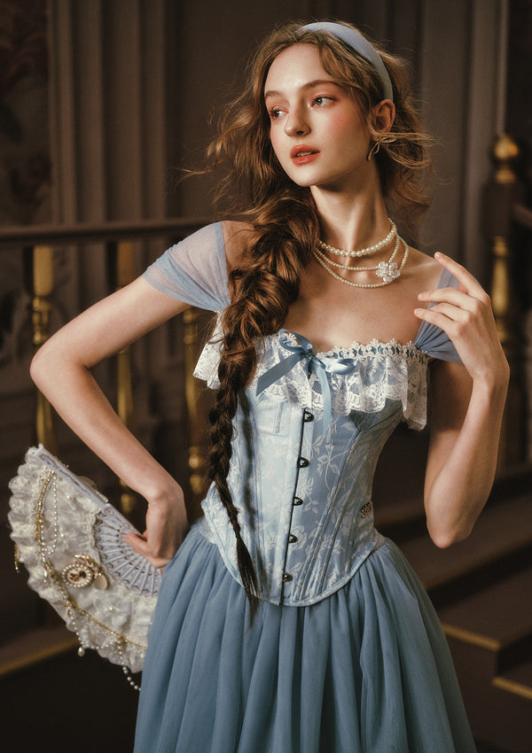 LaceMade ガールフローラルノートコルセット Corset
