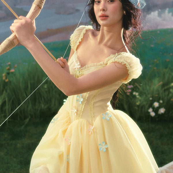 Flower Archer Corset Dress