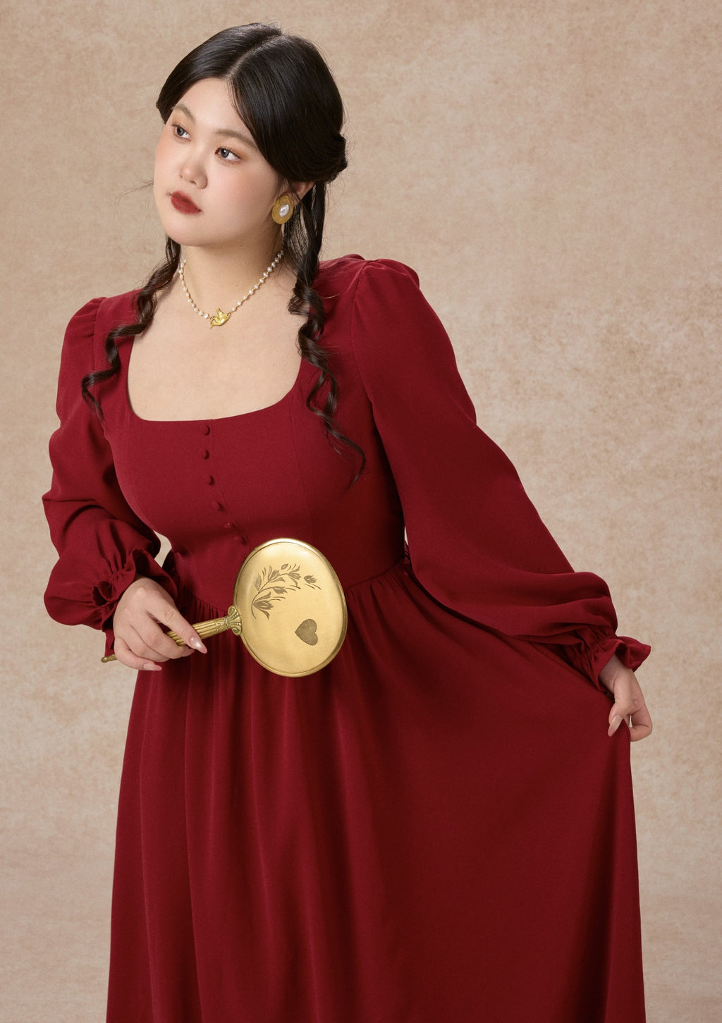 カーブ＆プラス パッショネートラブボルドードレス丨LaceMade