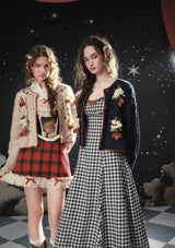 ストロベリーモンブラン ニットカーディガン