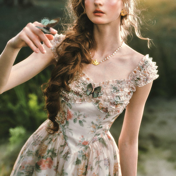 エンドレスメイド　セットアップ endless madeENDLESS MADE Butterfly Chronicle Corset Dress