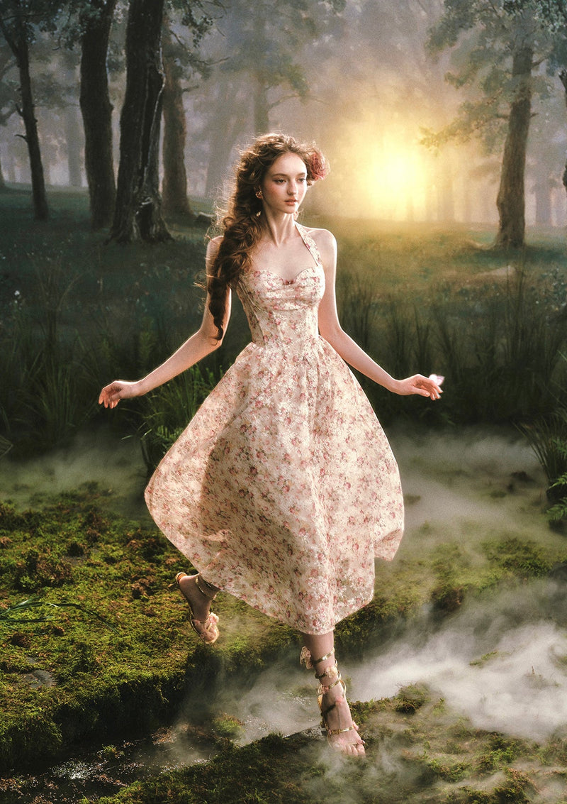 ZIN KATO♡レースと薔薇モチーフ☆中綿♪アトリエまりこ・ノンノンドール美品 Wildwood Rose Corset Dress