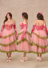 「グレープグリンダ」コルセットドレス 大きいサイズ