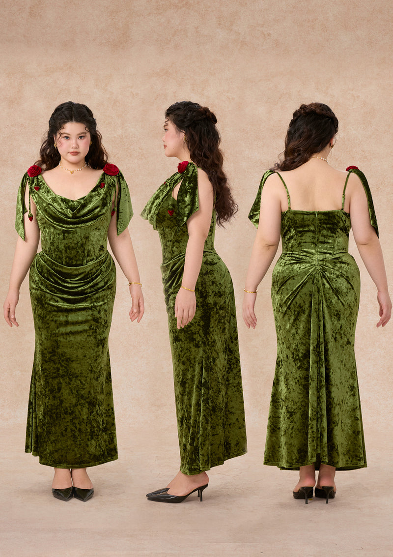 カーブ＆プラス グリーンウッドローズ　メタモルフォシス　ドレス