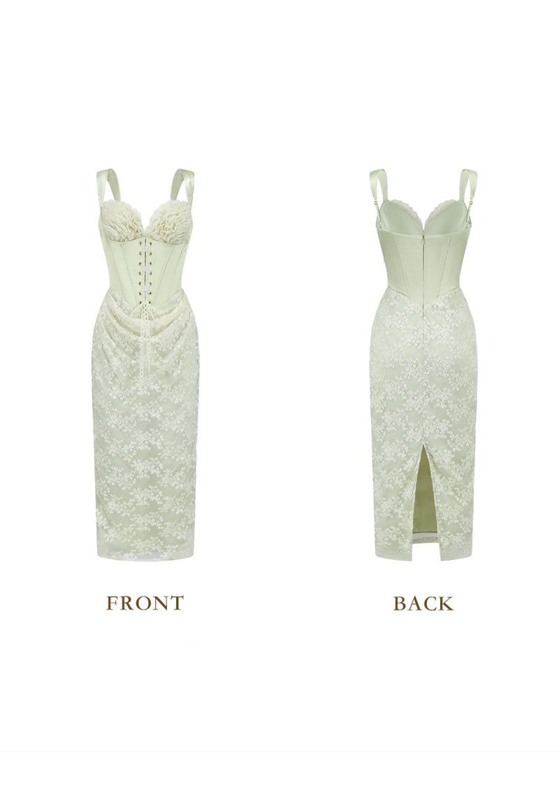 Emerald Warrior Corset Dress