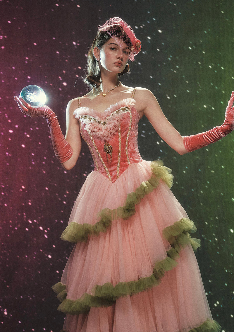 グレープグリンダコルセットドレス（ロング）