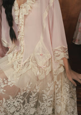 「薄桃色の霞凧」カーディガン