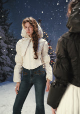 リトルホワイトウォリアー ダウンジャケット