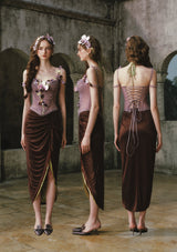 「月明かりの花蔓」スカート