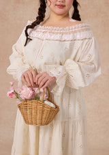 カーブ＆プラス 白椿ドレス