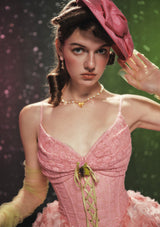 グレープグリンダコルセットドレス（ショート）