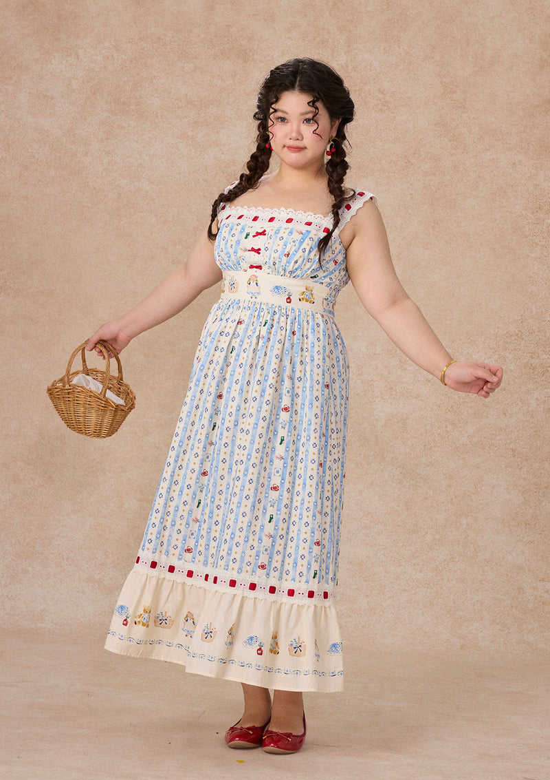 カーブ＆プラス お出かけストローハットドレス ベアーズキッチンワンピース