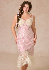 「花蔓の妖精の靴」ドレス 大きいサイズ