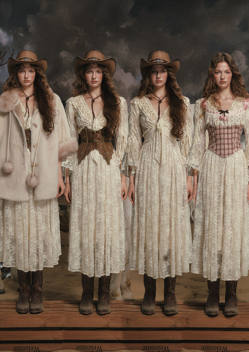 スエードアンダーバストコルセット