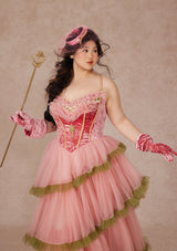 「グレープグリンダ」コルセットドレス 大きいサイズ