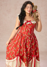 「くまのトマトソース」ドレス 大きいサイズ