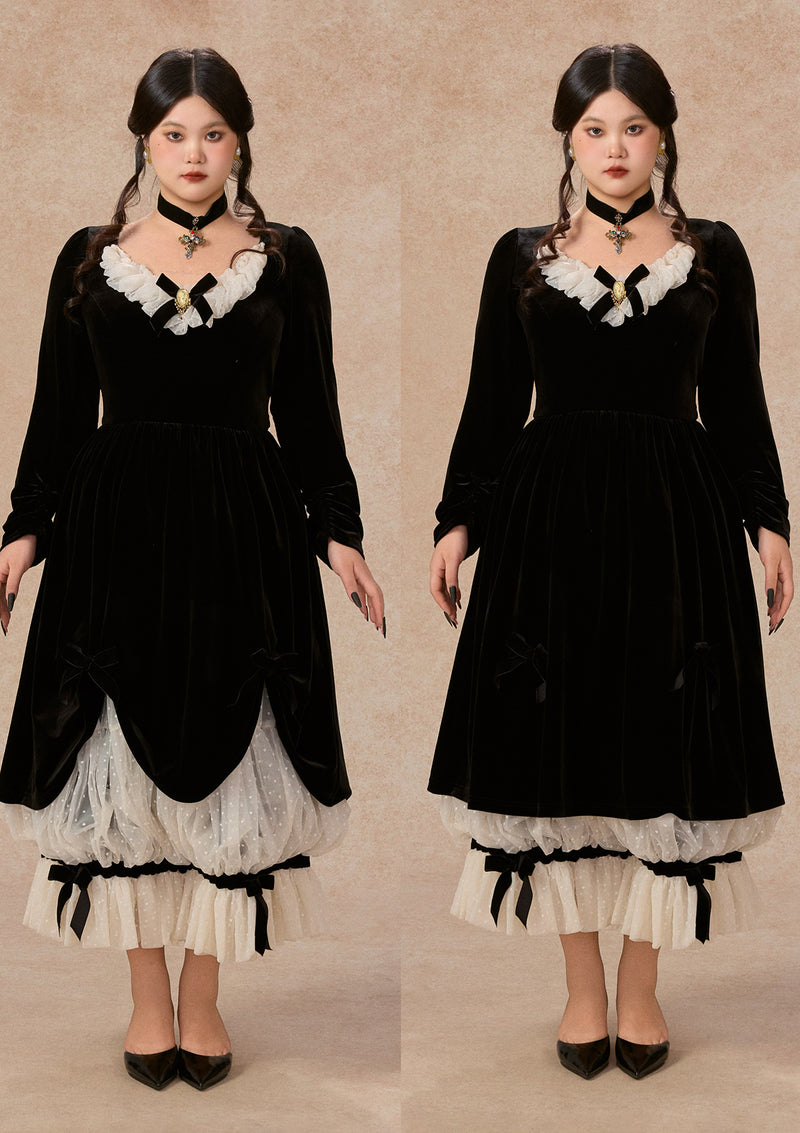 カーブ＆プラス デイ＆ナイトパーティードレス