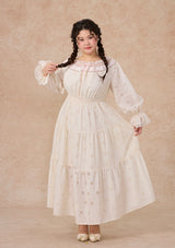 カーブ＆プラス 白椿ドレス