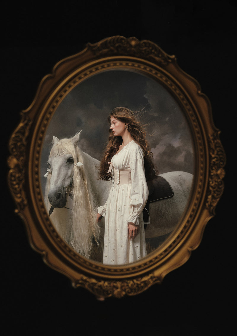 ホワイトチョコレートウォリアーコルセットドレス