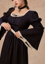 カーブ＆プラス サファイアブルーワルツコルセットドレス