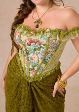 「森のエルフ姫」コルセット 大きいサイズ