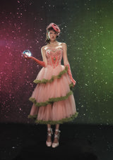 グレープグリンダコルセットドレス（ロング）