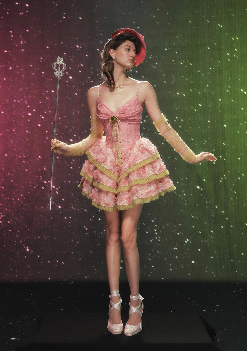 グレープグリンダコルセットドレス（ショート）