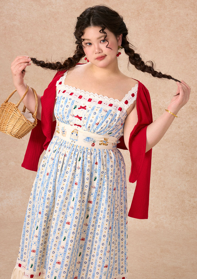 カーブ＆プラス お出かけストローハットドレス ベアーズキッチンワンピース