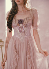 「紫の鴛鴦姫」ドレス