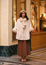 雪の国のお嬢様ケープ