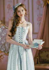 「アフタヌーンスウィートティー」ドレス（ブルー）