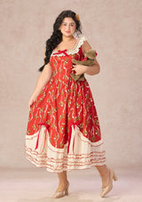 「くまのトマトソース」ドレス 大きいサイズ