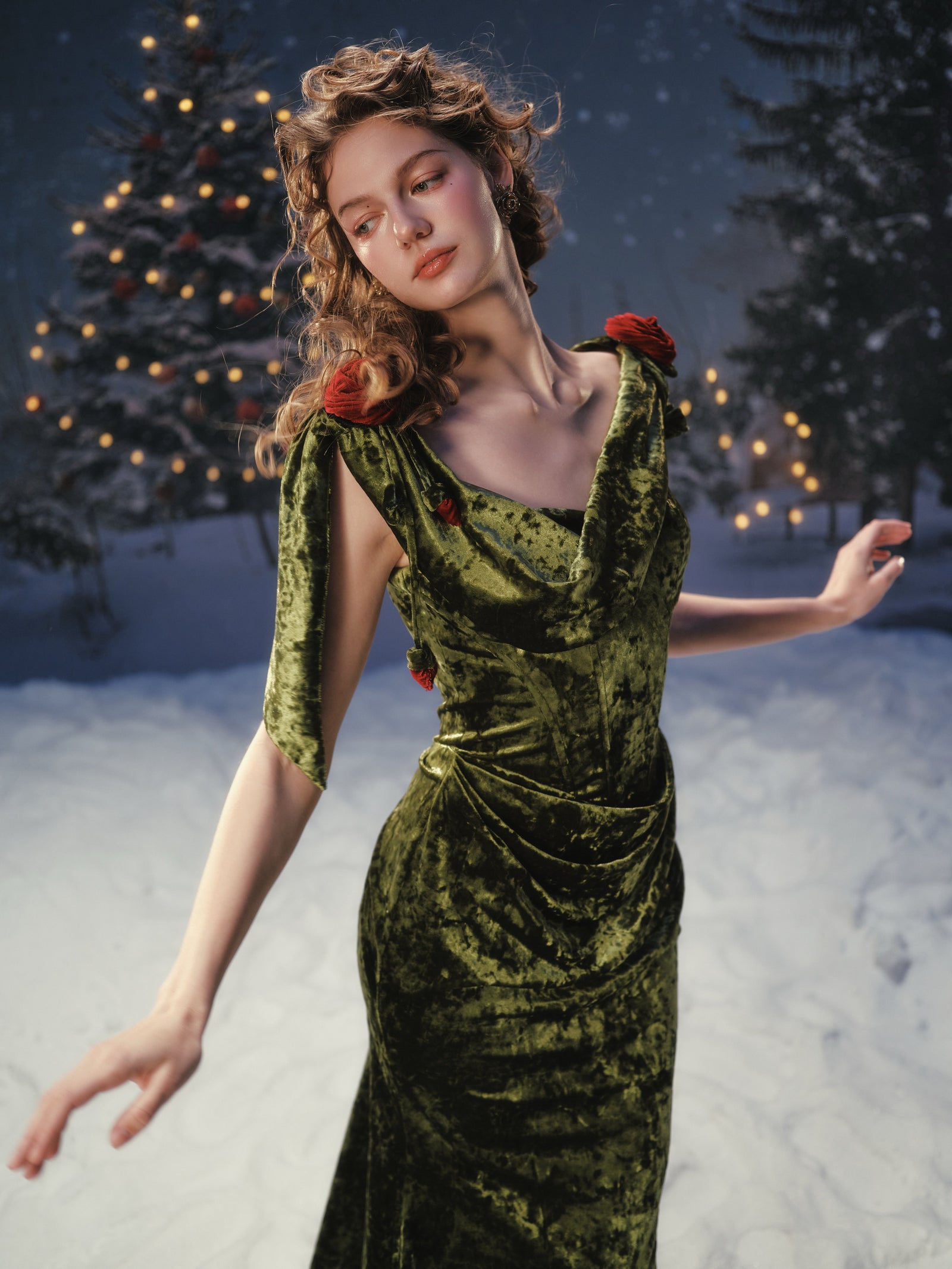 Amandineヘッドドレス Greenwood Rose Metamorphosis Dress