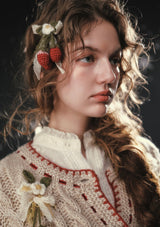 ストロベリーモンブラン ニットカーディガン