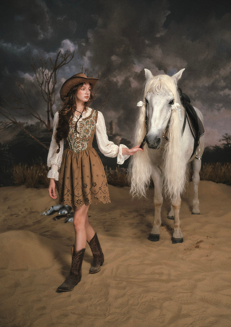 クラシカルジャリルブスエードドレス