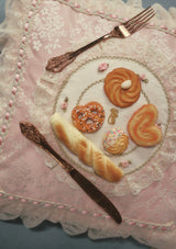 「バラのお茶休憩」ピロー