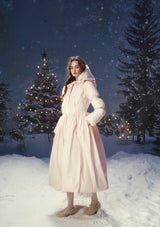 リトルピンクライディングフード ダウンコート