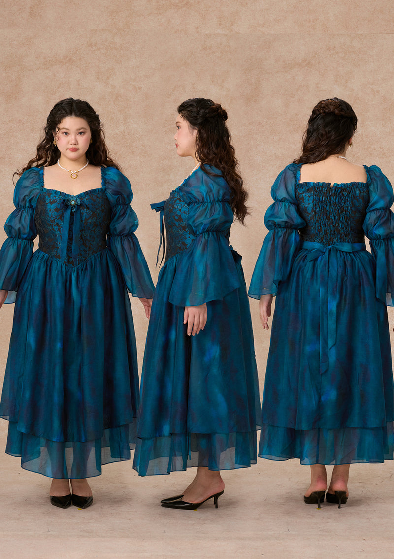 カーブ＆プラス モルフォヘレナコルセットドレス