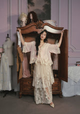 「薄桃色の霞凧」カーディガン