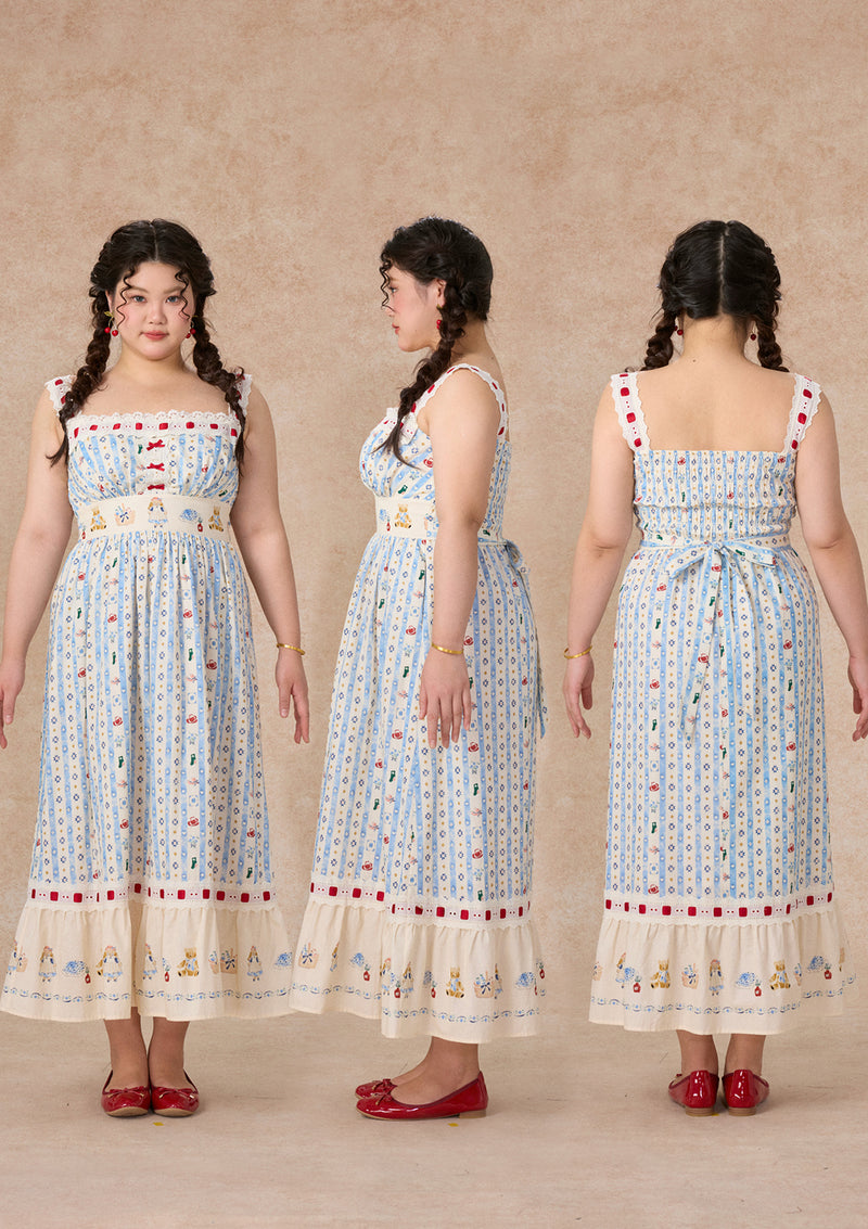 カーブ＆プラス お出かけストローハットドレス ベアーズキッチンワンピース