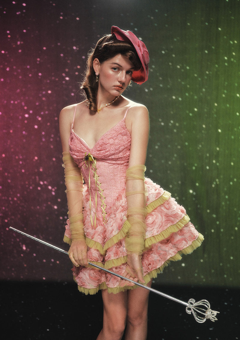 グレープグリンダコルセットドレス（ショート）