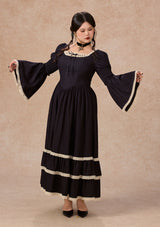 カーブ＆プラス サファイアブルーワルツコルセットドレス