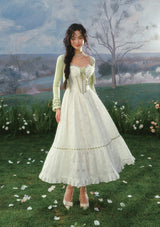 「ミントカラーのシーズン限定コルセット」ドレス