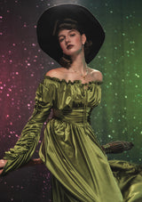 オリーブティントパルテノンドレス