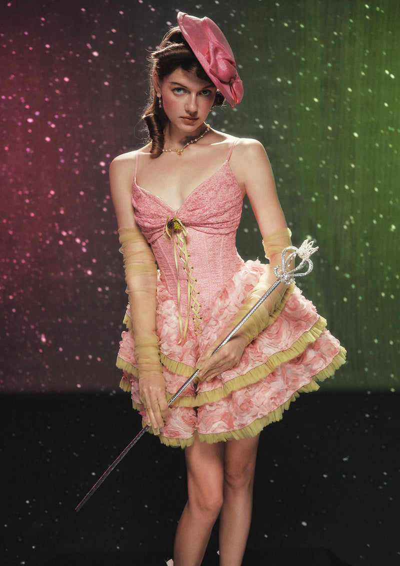 グレープグリンダコルセットドレス（ショート）