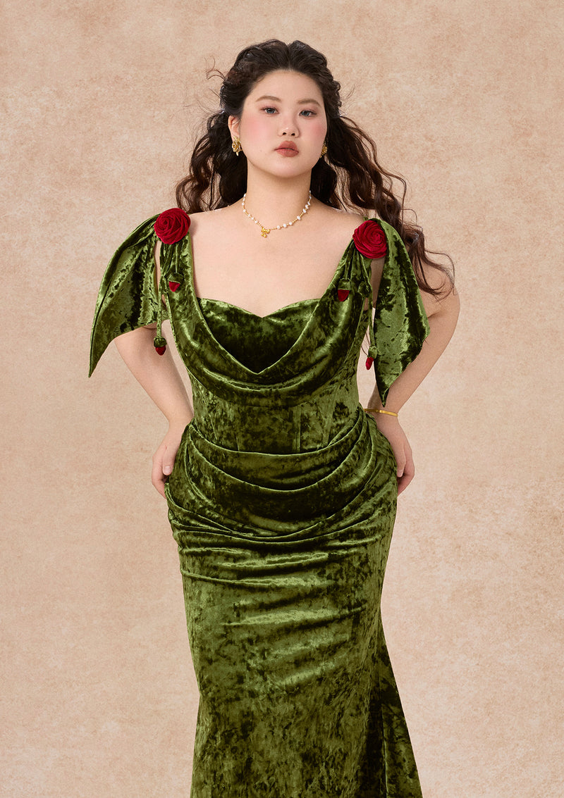 カーブ＆プラス グリーンウッドローズ　メタモルフォシス　ドレス