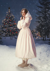 リトルピンクライディングフード ダウンコート