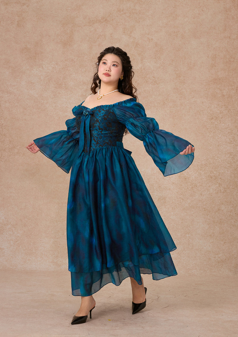 カーブ＆プラス モルフォヘレナコルセットドレス