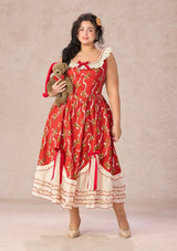 「くまのトマトソース」ドレス 大きいサイズ