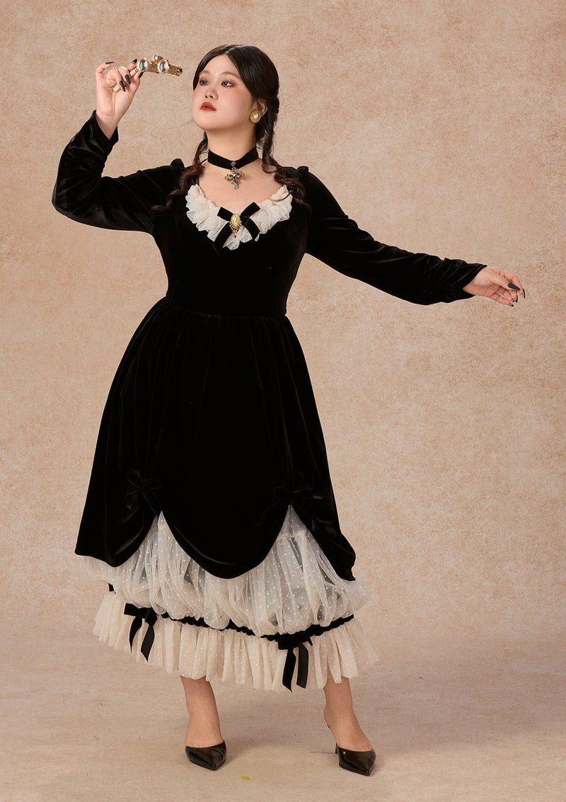 カーブ＆プラス デイ＆ナイトパーティードレス